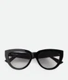 Bottega Veneta Classic Recycled Acetate Cat Eye Brille