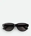 Bottega Veneta Classic Aviator Sunglasses In Black
