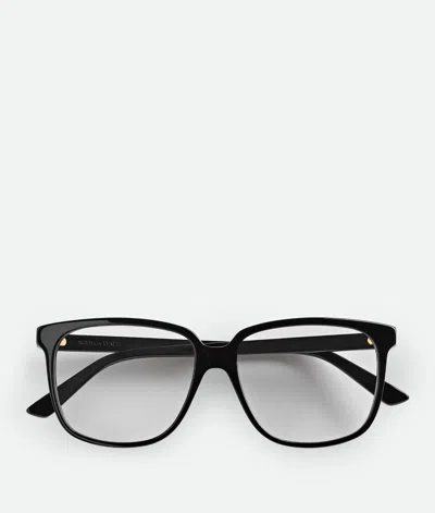 Bottega Veneta Classic Square Eyeglasses In Black