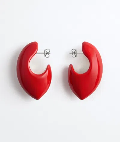 Bottega Veneta Bottega  Veneta Claw Earrings In Chili