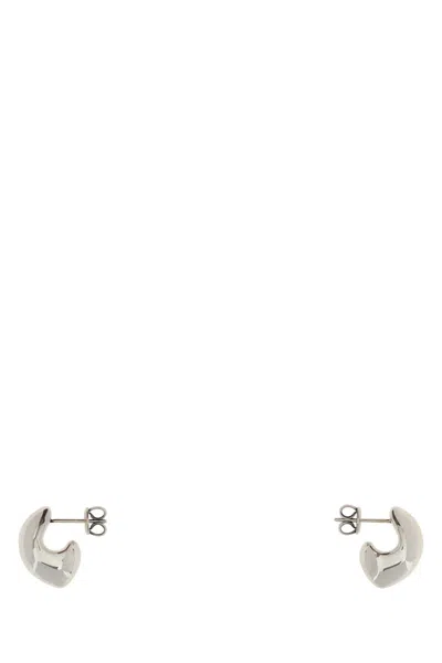Bottega Veneta Claw Earrings In Silver