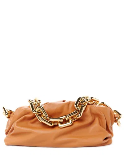 Bottega Veneta Clay Calfskin Leather T The Pouch Chain (authentic Pre-loved)