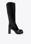 Bottega Veneta Cliff Thigh-high Boots In Black