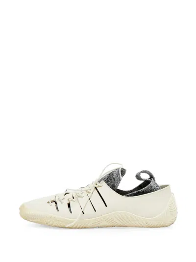 Pre-owned Bottega Veneta Climber Sneakers In Neutral