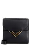 Bottega Veneta Clip Leather Crossbody Bag