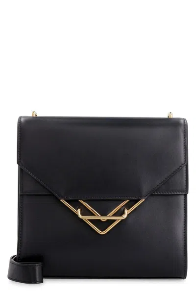 BOTTEGA VENETA BOTTEGA VENETA CLIP LEATHER CROSSBODY BAG
