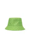 Bottega Veneta Cloche Hat Fishing Green Clear