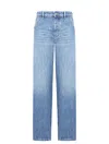 Bottega Veneta Vintage Wash Cargo Denim In Blue