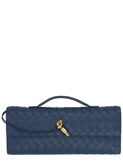 Bottega Veneta Clutch "andiamo" In Blue
