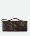 Bottega Veneta Andiamo Clutch In Brown