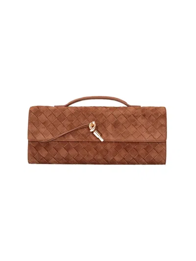 Bottega Veneta Clutch "andiamo" In Yellow