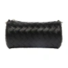 Bottega Veneta Clutch Bag With Shoulder Strap In Black