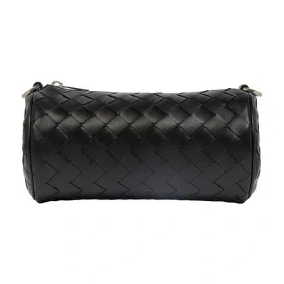 Bottega Veneta Clutch Bag With Shoulder Strap In Black