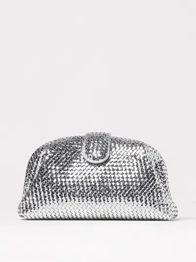 Bottega Veneta Clutch  Woman Color Silver