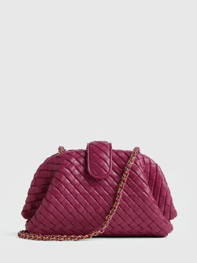 BOTTEGA VENETA CLUTCH BOTTEGA VENETA WOMAN COLOR VIOLET,G54036019