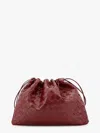 Bottega Veneta Leather Clutch With Intrecciato Motif In Brown