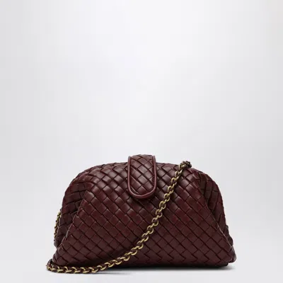 Bottega Veneta Clutch Lauren 1980 Barolo In Intrecciato In Burgundy