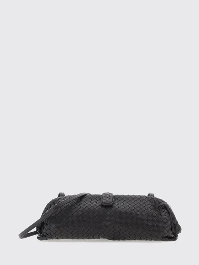 Bottega Veneta Clutch Woman Color Coffee In Blue
