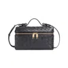 Bottega Veneta Bang Bang Vanity Intrecciato Leather Tote In Black