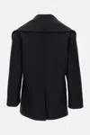 Bottega Veneta Coat In Black