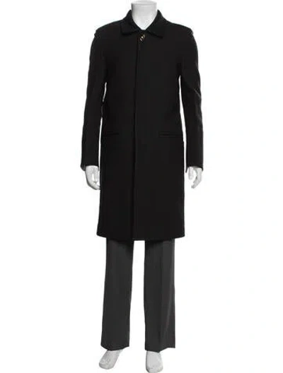 Pre-owned Bottega Veneta Coat In Black