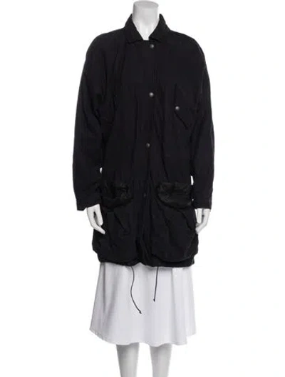 Pre-owned Bottega Veneta Coat In Blue