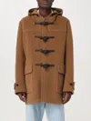 Bottega Veneta Woolen Montgomery Coat In Braun