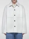 Bottega Veneta White Oversize Jacket In Weiss