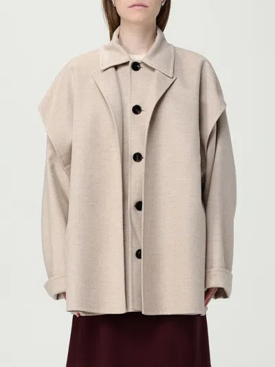 Bottega Veneta Cappotto  Donna Colore Beige In Brown
