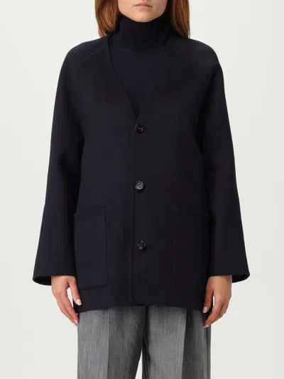 BOTTEGA VENETA COAT BOTTEGA VENETA WOMAN COLOR BLUE,H18583009