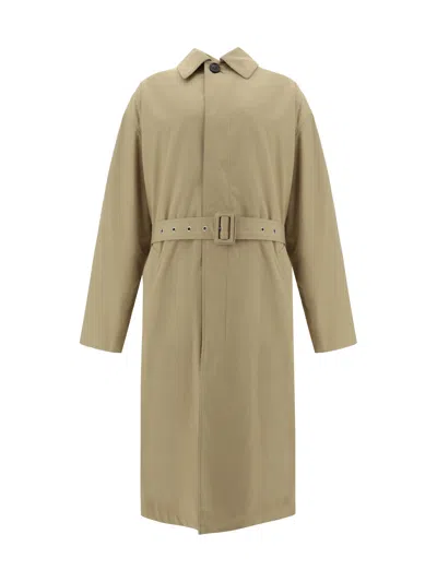 Bottega Veneta Coat In Desert Taupe