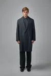 Bottega Veneta Coat Fine Wool In Gray