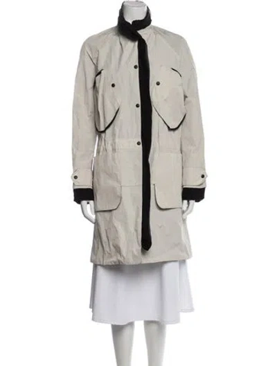 Pre-owned Bottega Veneta Coat In Neutral