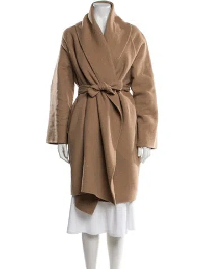 Pre-owned Bottega Veneta Coat In Neutral