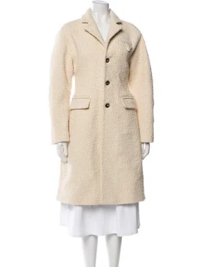 Pre-owned Bottega Veneta Coat In Neutrals