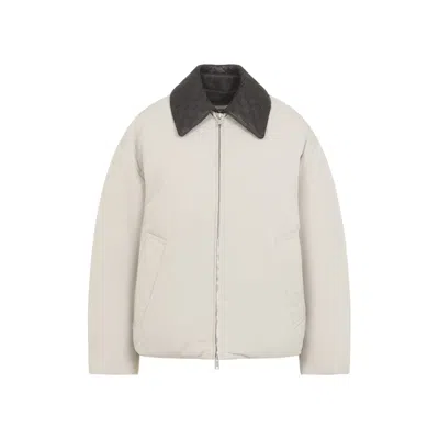 Bottega Veneta Nylon Puffer Jacket Women In White