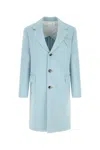 Bottega Veneta Pastel Blue Viscose Blend Coat In 8955