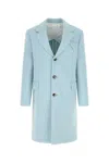 Bottega Veneta Pastel Blue Viscose Blend Coat In 8955