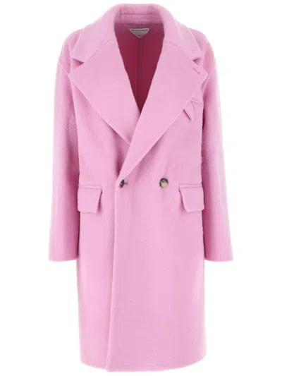 Bottega Veneta Ultra Pink Alpaca Coat
