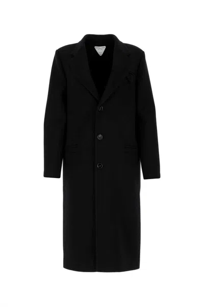 Bottega Veneta Coats In Black