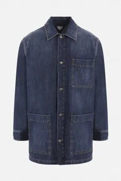 Bottega Veneta Coats In Denim