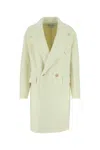 Bottega Veneta Double-breasted Wool-alpaca Coat In White
