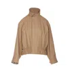 Bottega Veneta Cotton Twill Blouson In Beige