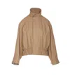 Bottega Veneta Cotton Twill Blouson In Beige