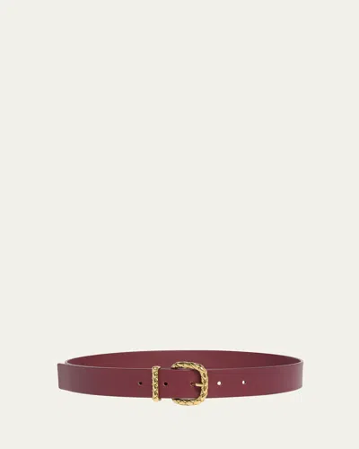 Bottega Veneta Coaxial Leather Belt