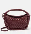 BOTTEGA VENETA COBBLE INTRECCIATO MINI LEATHER TOTE BAG