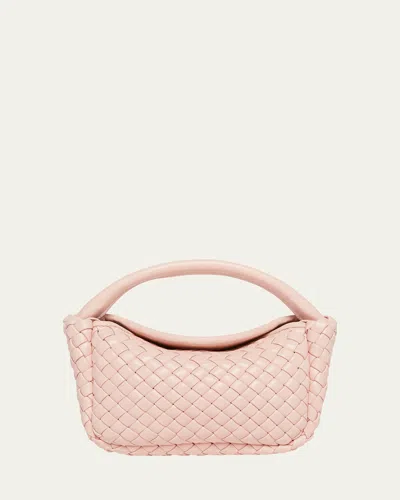 BOTTEGA VENETA COBBLE MINI LEATHER TOP-HANDLE BAG