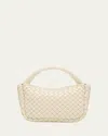 Bottega Veneta Cobble Mini Leather Top-handle Bag In Gray