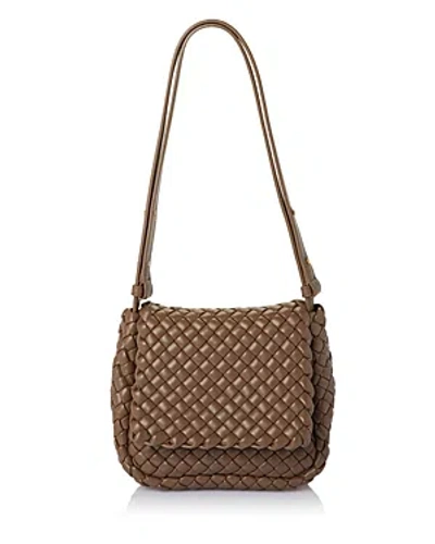 Bottega Veneta Cobble Mini Shoulder Bag In Brown