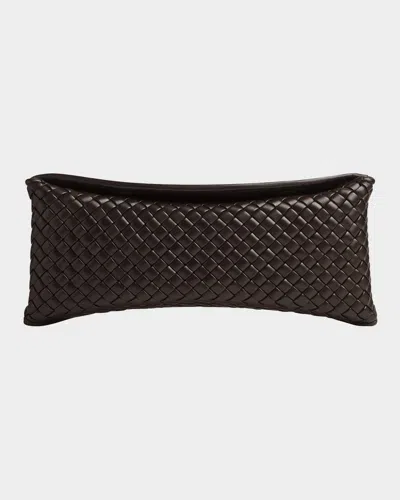 Bottega Veneta Cobble Pouch Clutch Bag In Brown